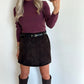 VELVET Skort - brown