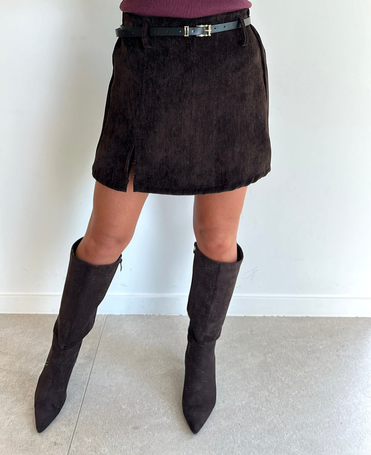 VELVET Skort - brown