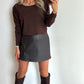 TESS Longsleeve Top - brown
