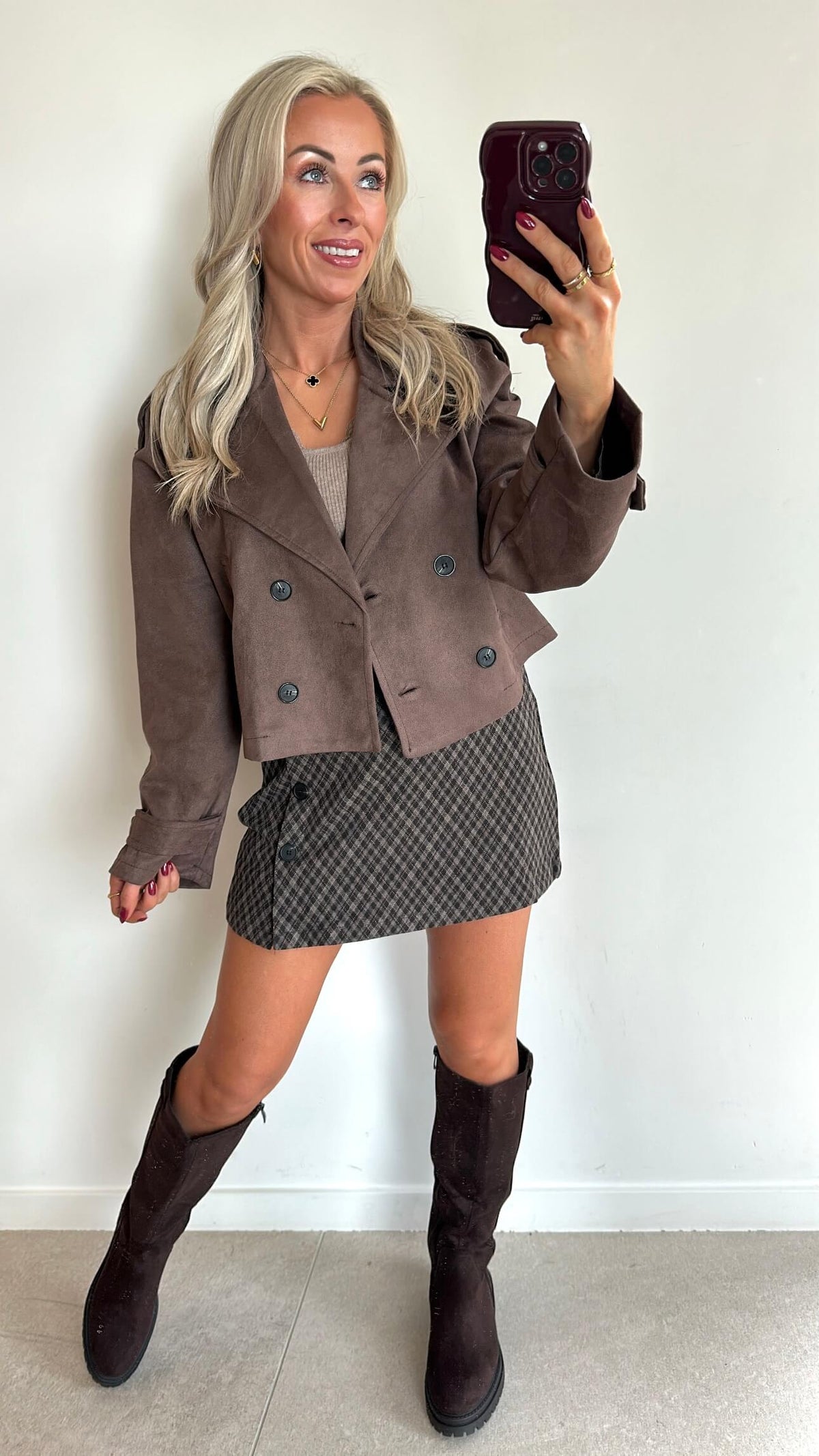 TRACIE Top - taupe