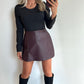 SIA Skort - burgundy