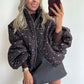 CATIE Coat - leopard brown