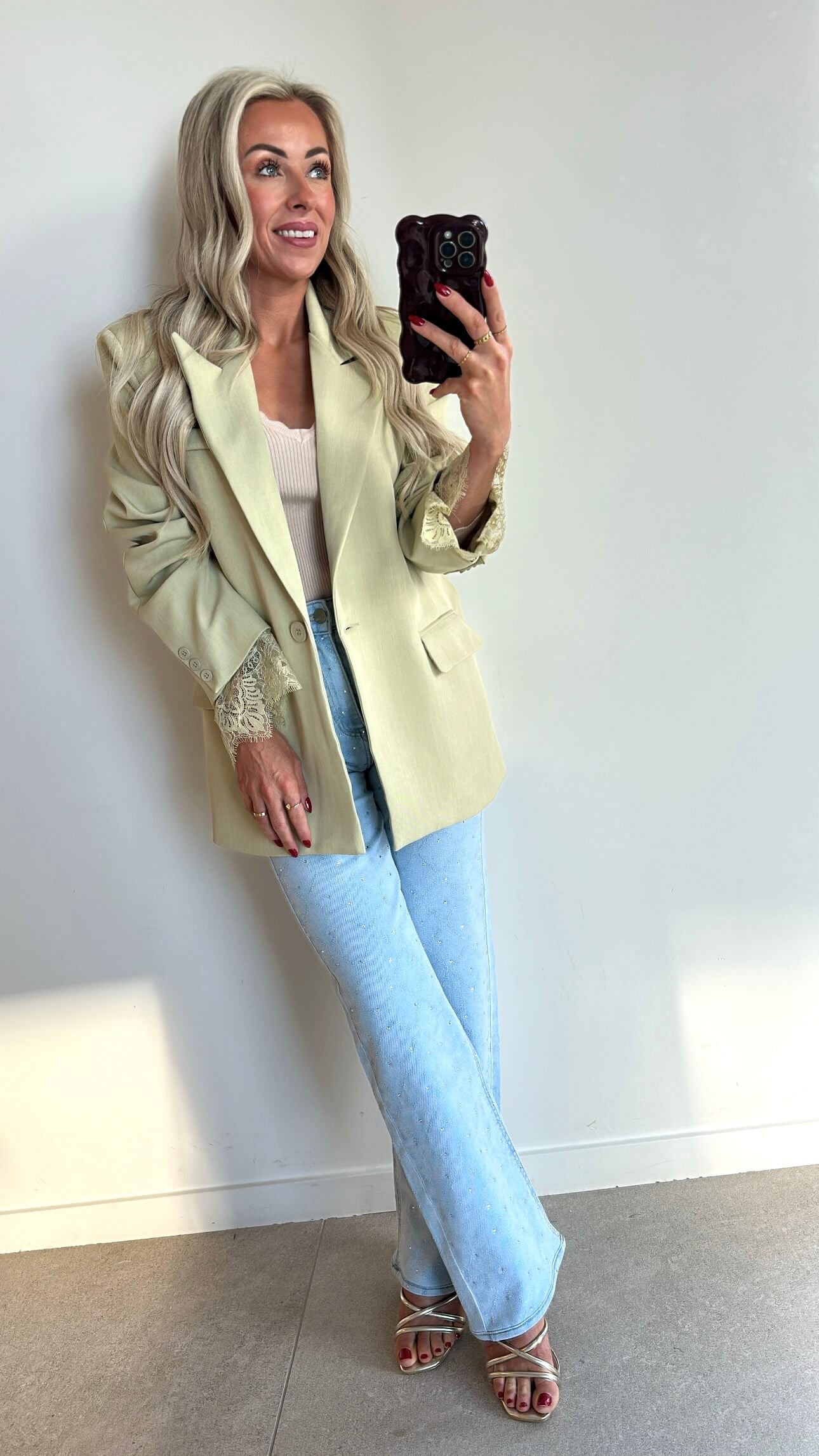 STELLA Blazer - summer green
