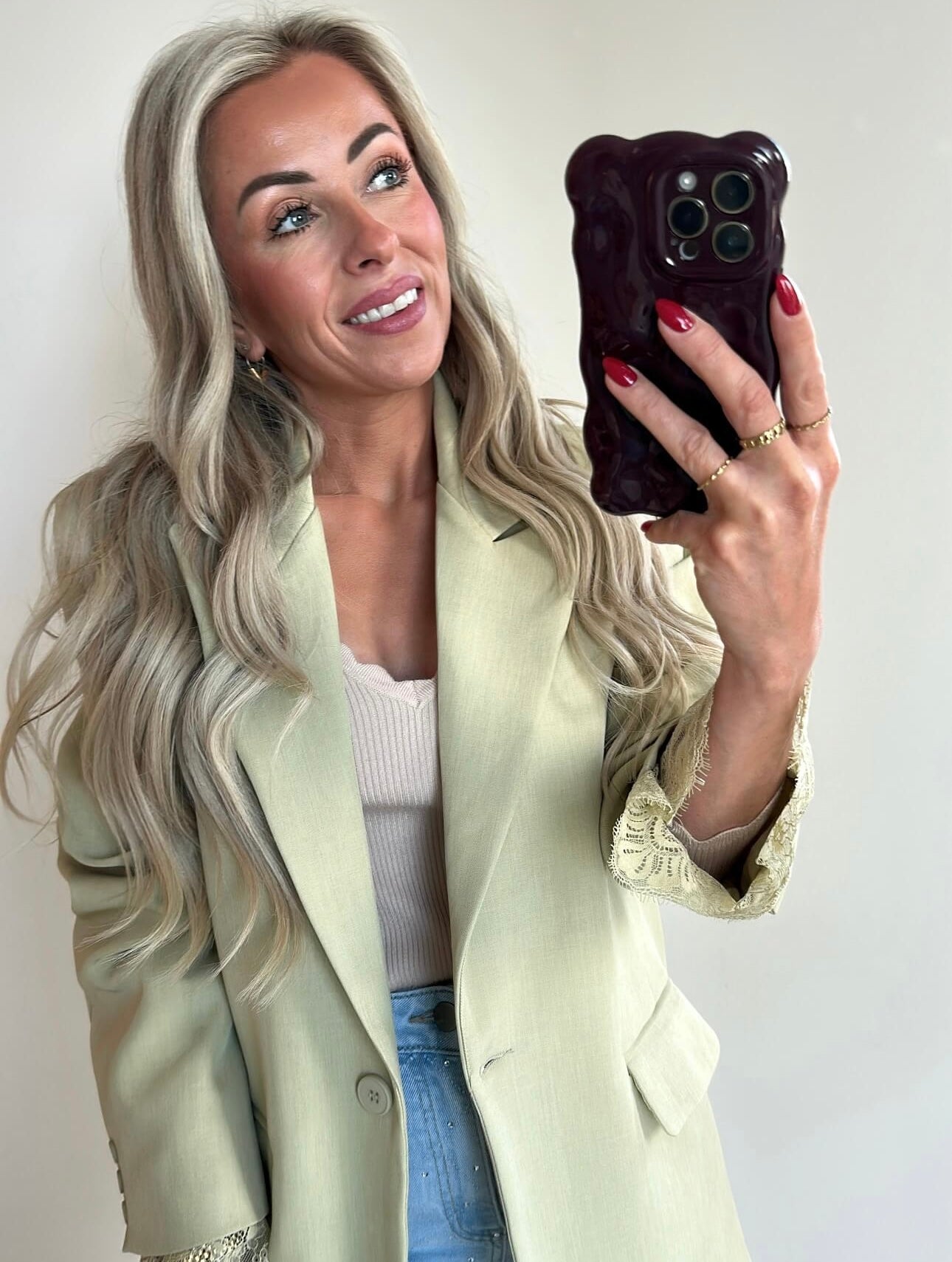 STELLA Blazer - summer green