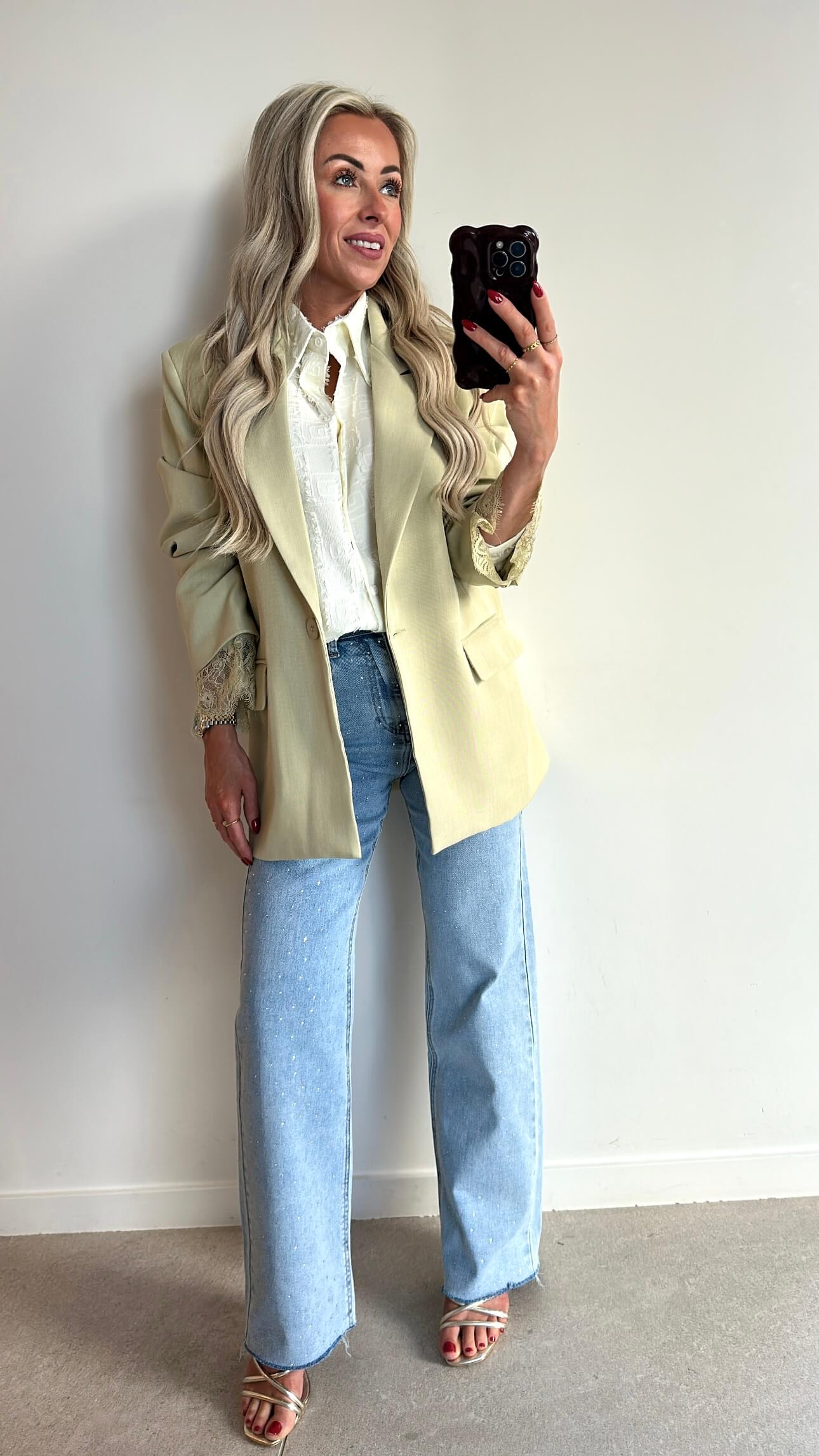 STELLA Blazer - summer green