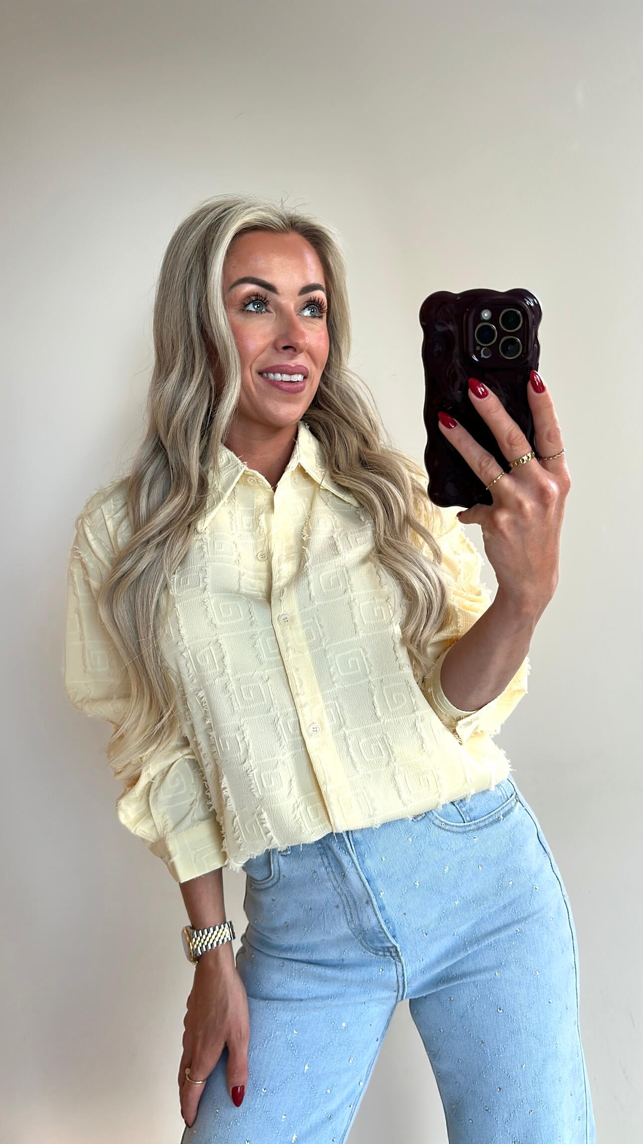 BO Blouse - sunshine yellow