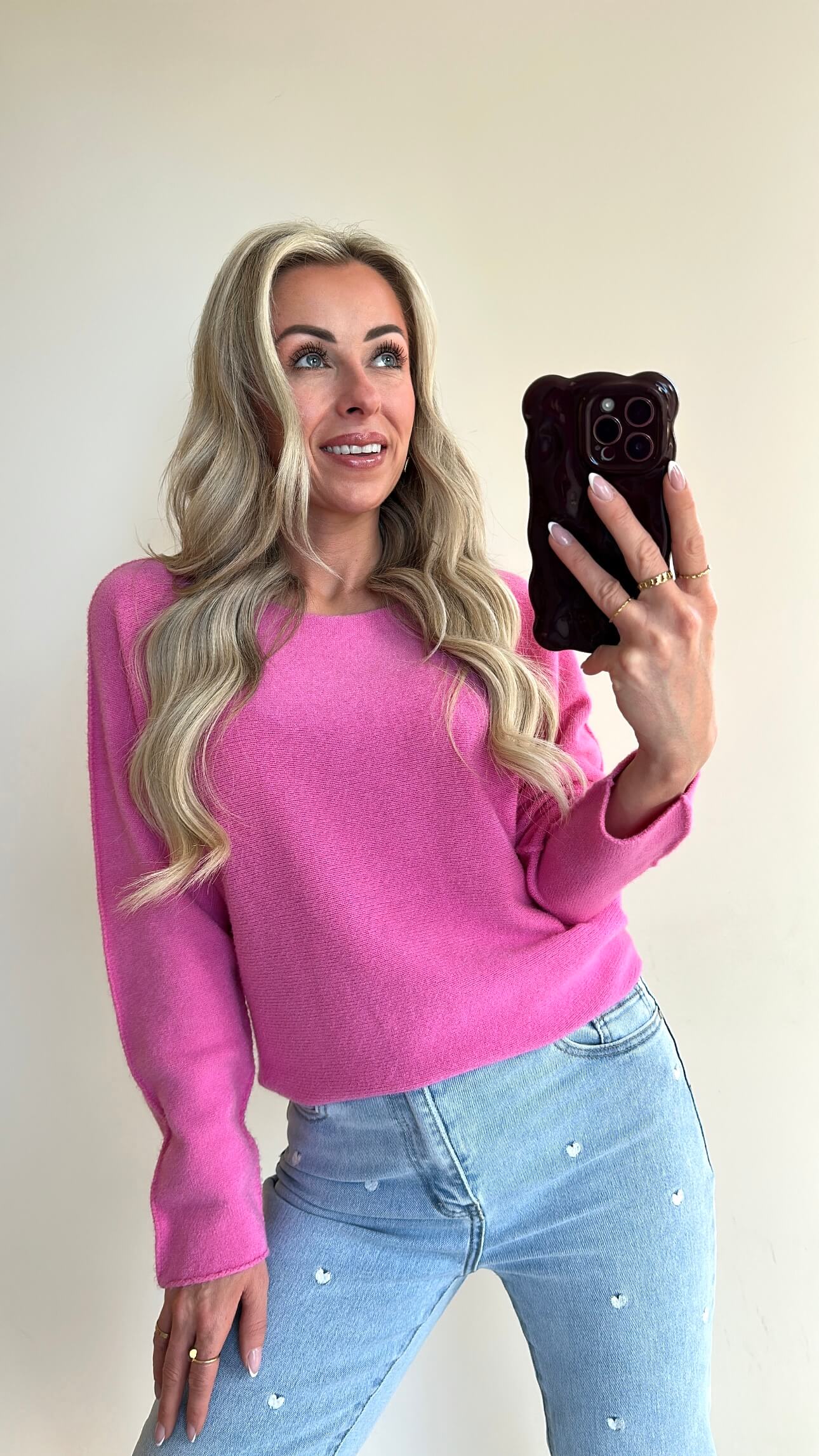EMILIE Pull - bonbon pink