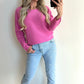 EMILIE Pull - bonbon pink