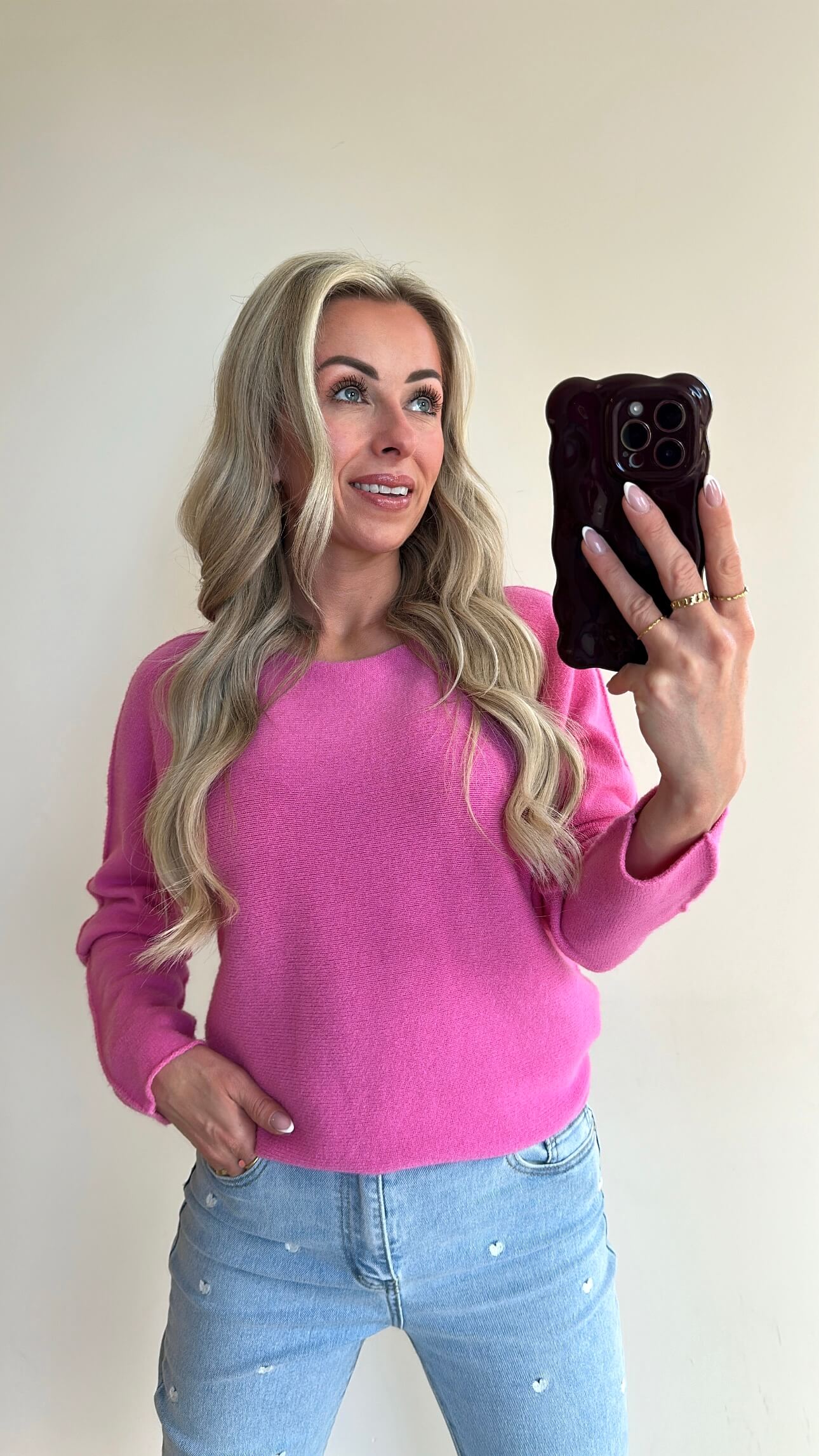 EMILIE Pull - bonbon pink