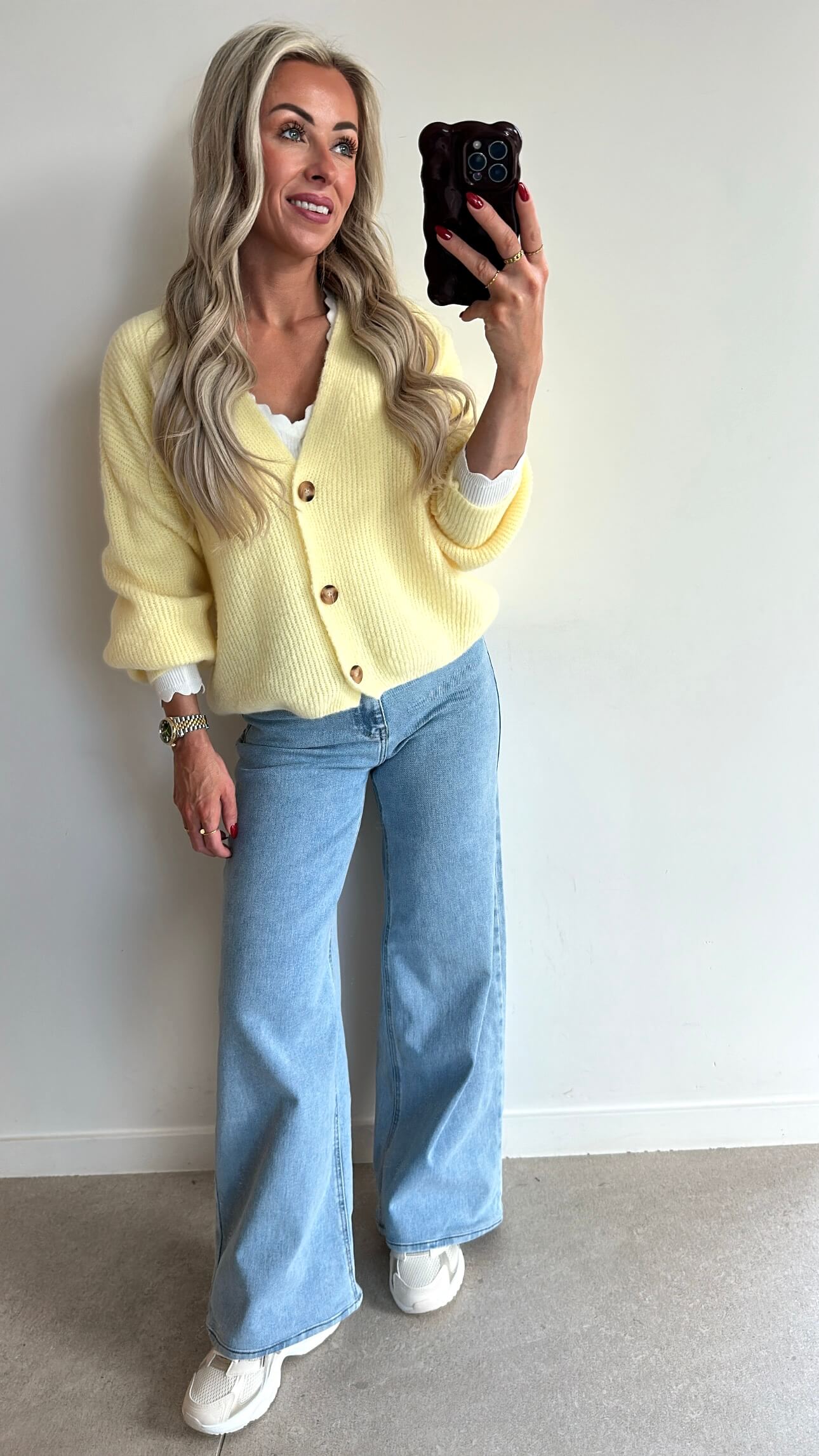 CAMILLE Cardigan - sunshine yellow