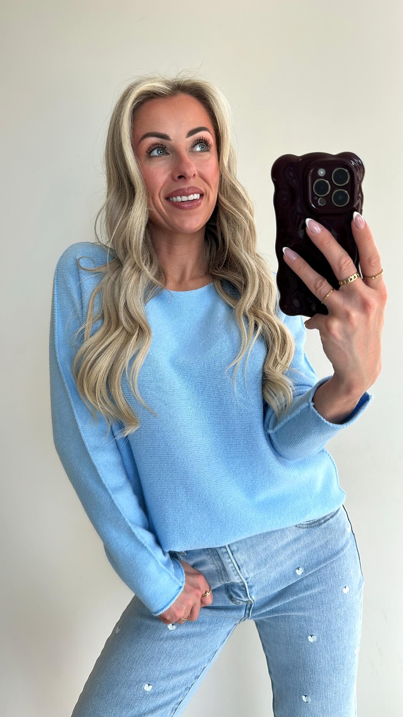 EMILIE Pull - baby blue