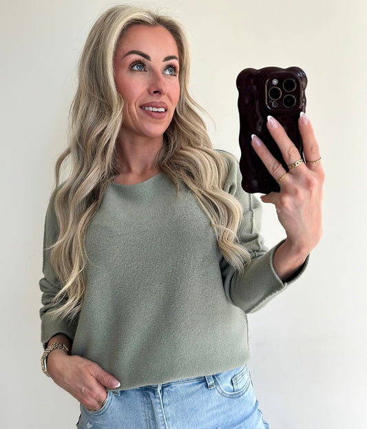 EMILIE Pull - light khaki