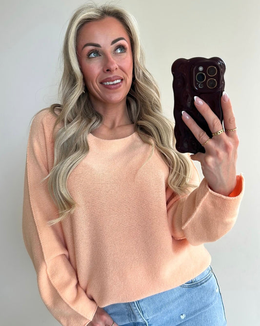EMILIE Pull - peach