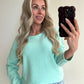 EMILIE Pull - turquoise