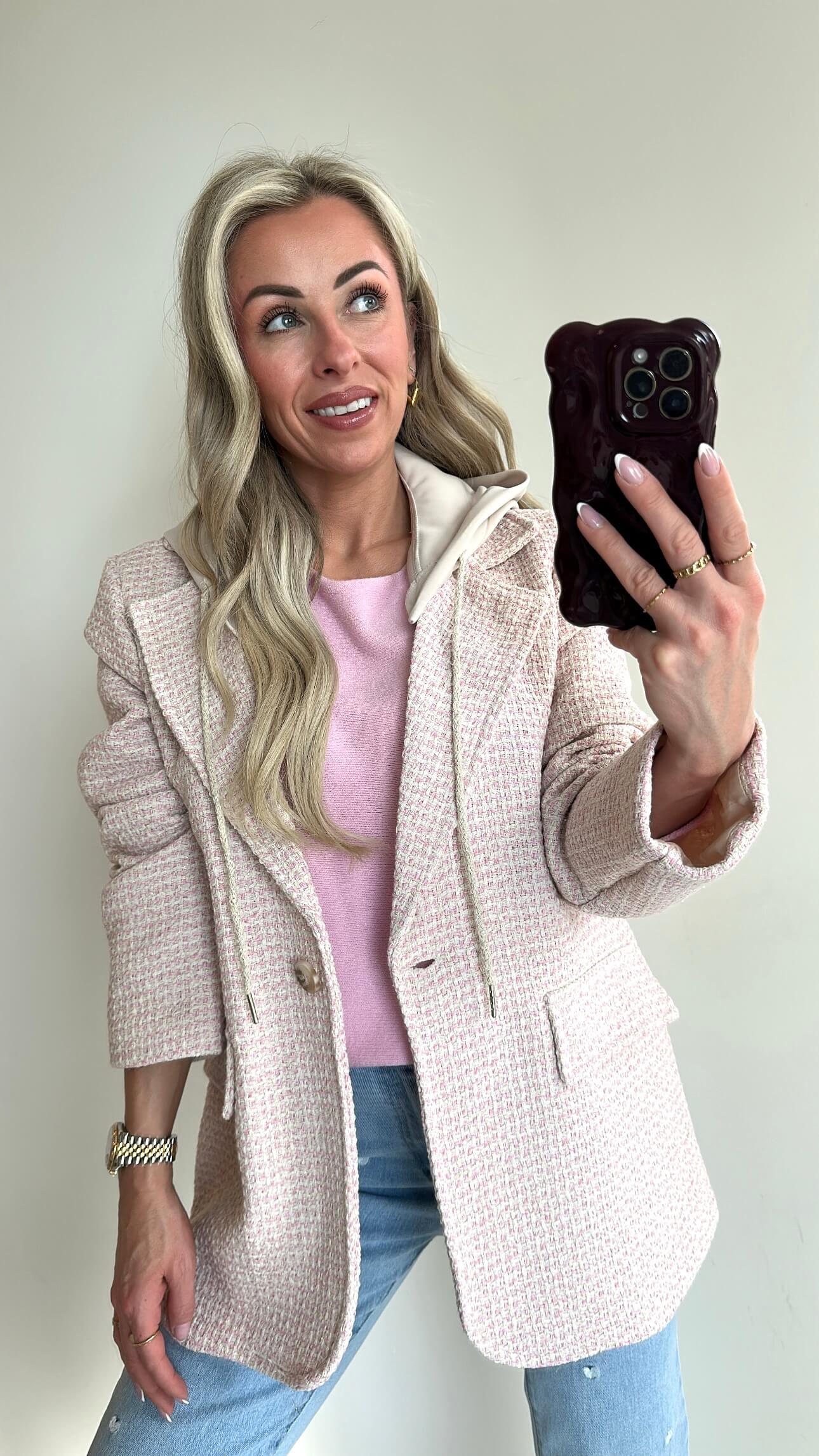 PARIS Blazer - baby pink