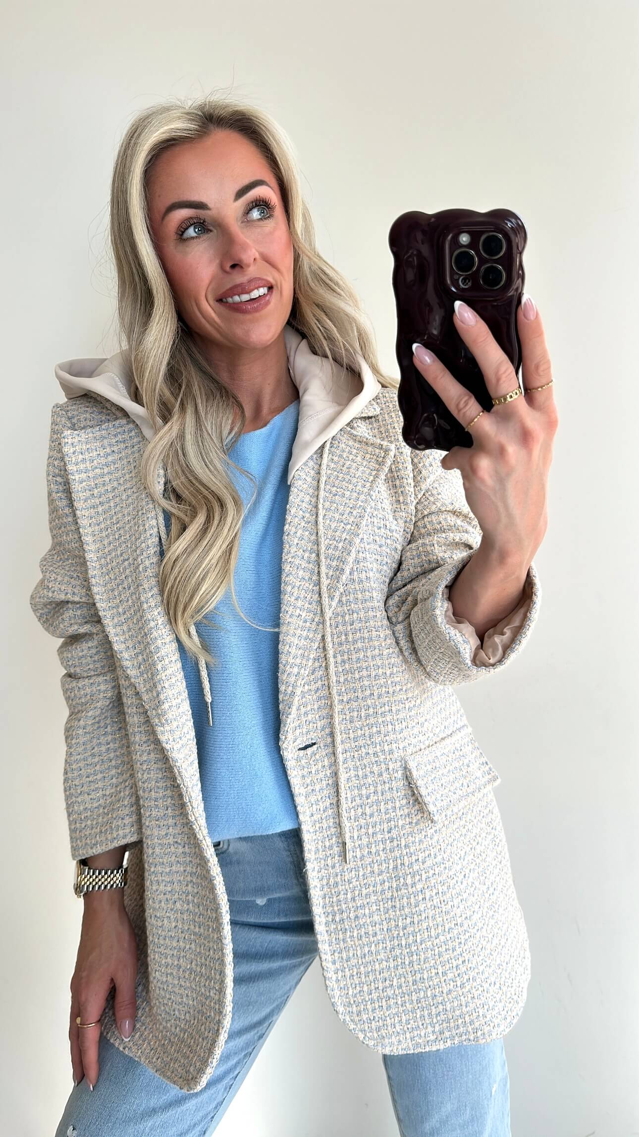 PARIS Blazer - baby blue