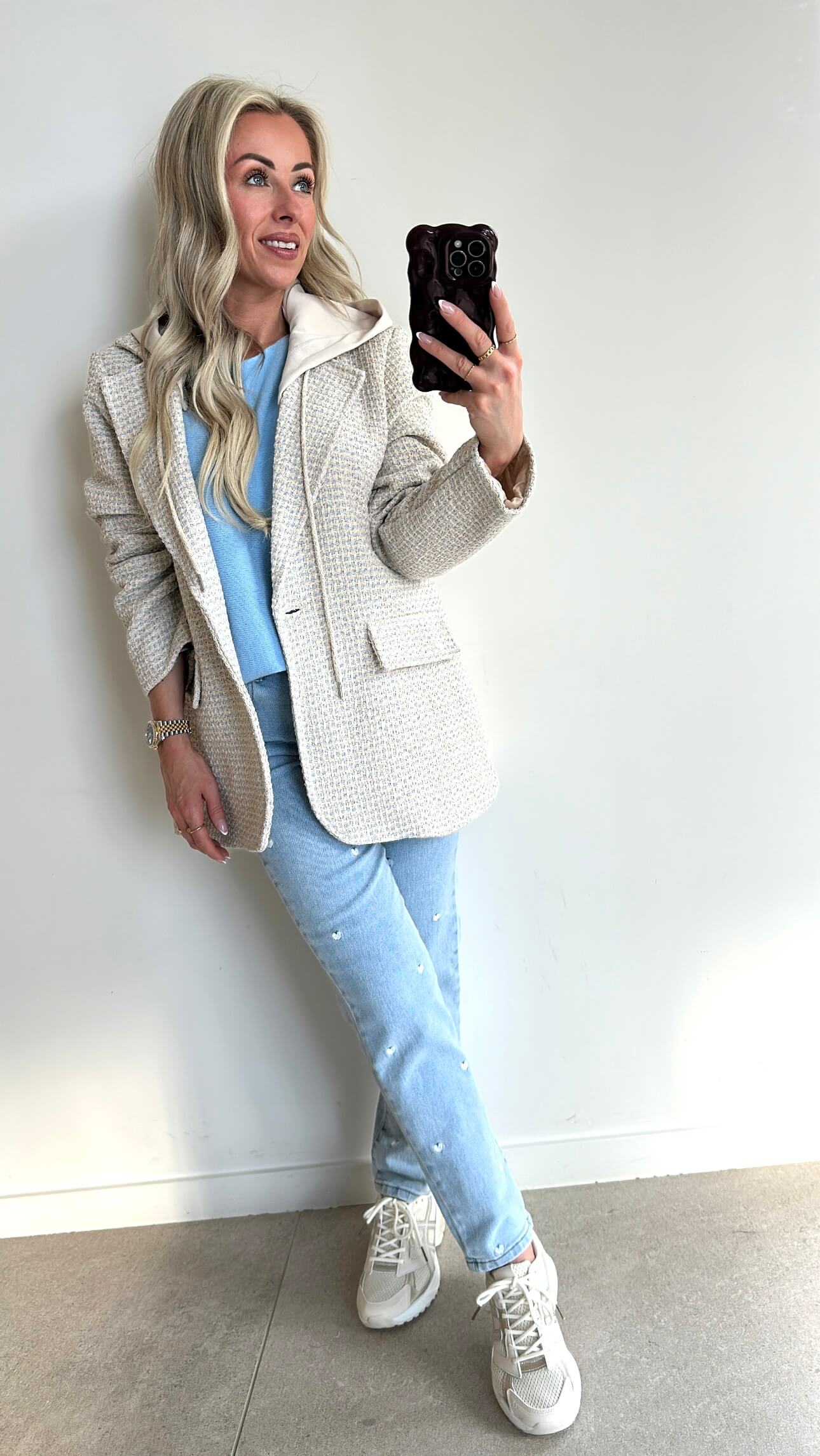 PARIS Blazer - baby blue