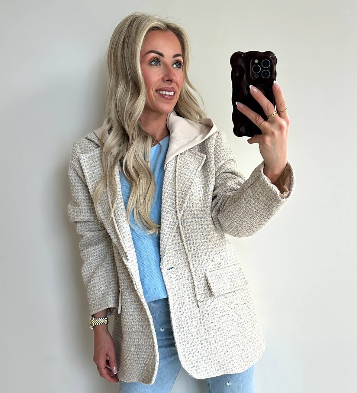 PARIS Blazer - baby blue