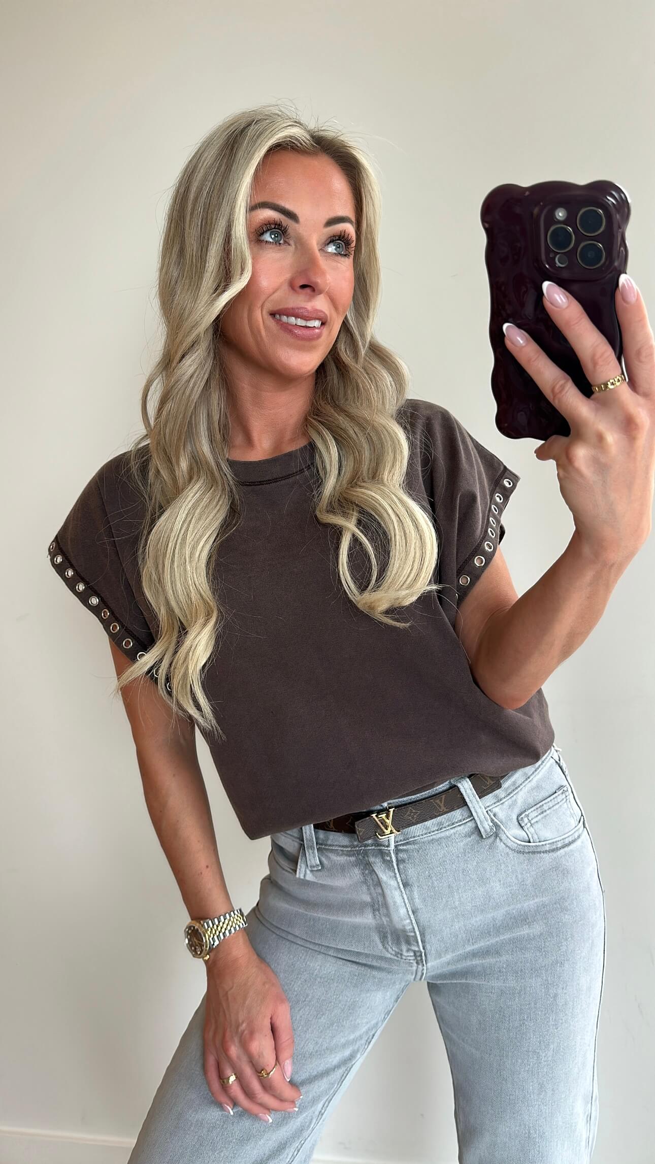 TRICIA T-shirt - brown