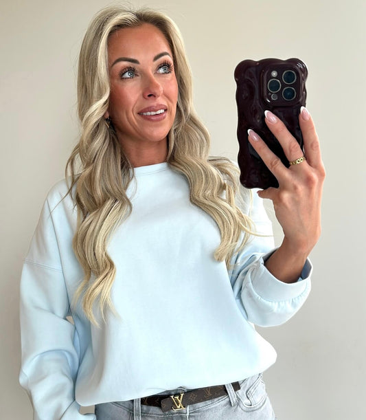 SILVIE Sweater - sky blue