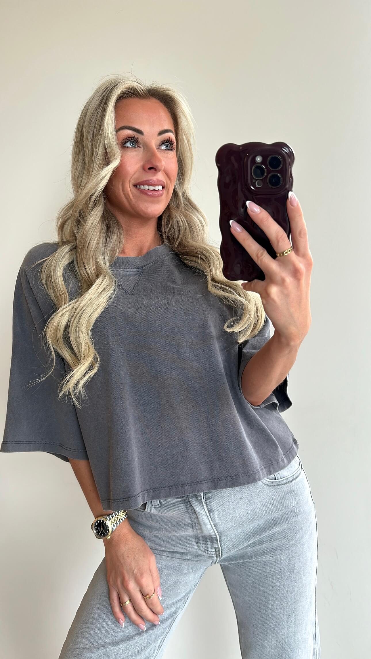 SUE Sweat Top - grey