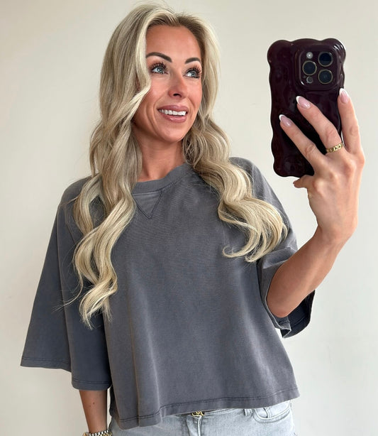 SUE Sweat Top - grey