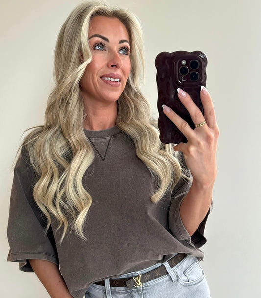 SUE Sweat Top - taupe