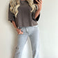 SUE Sweat Top - taupe