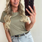 TOMIE T-shirt - khaki