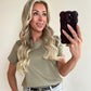 TOMIE T-shirt - khaki