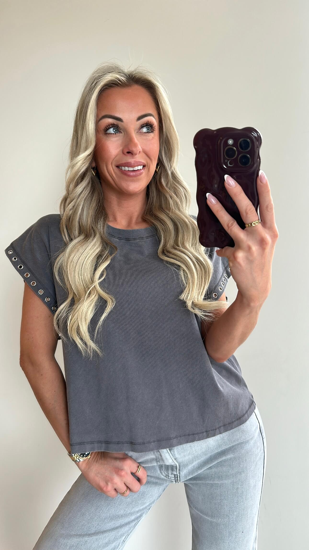 TRICIA T-shirt - grey