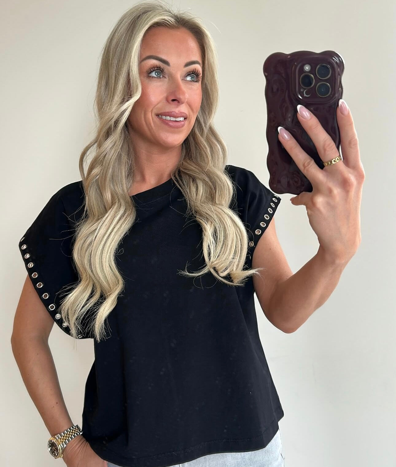 TRICIA T-shirt - black