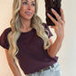 NOVIE T-shirt - plum