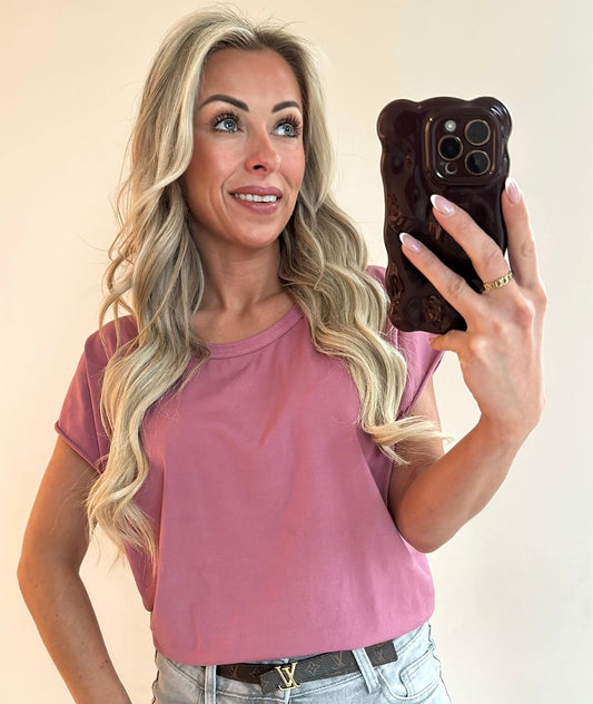 NOVIE T-shirt - old rose