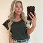 NOVIE T-shirt - khaki