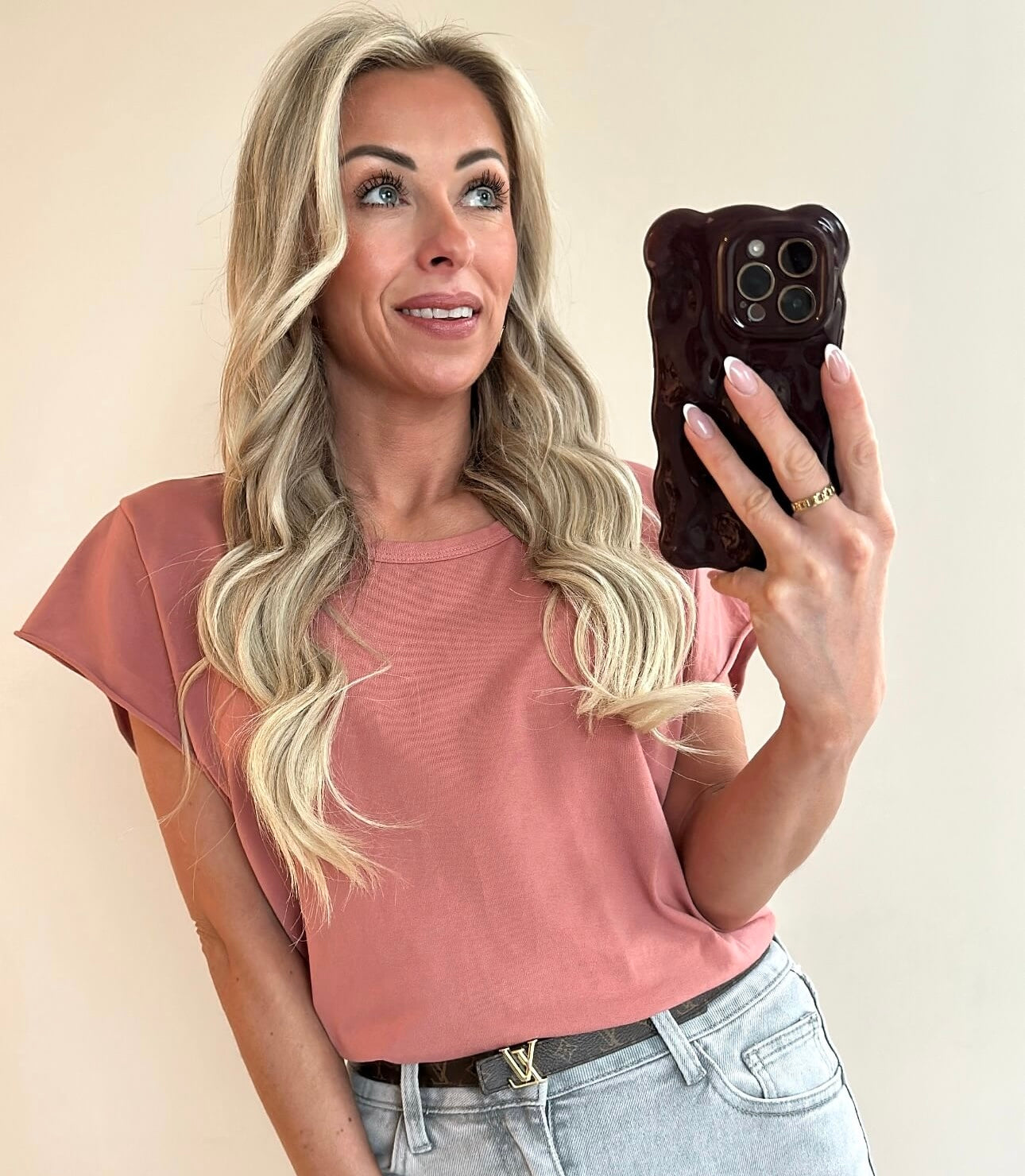 NOVIE T-shirt - terracotta