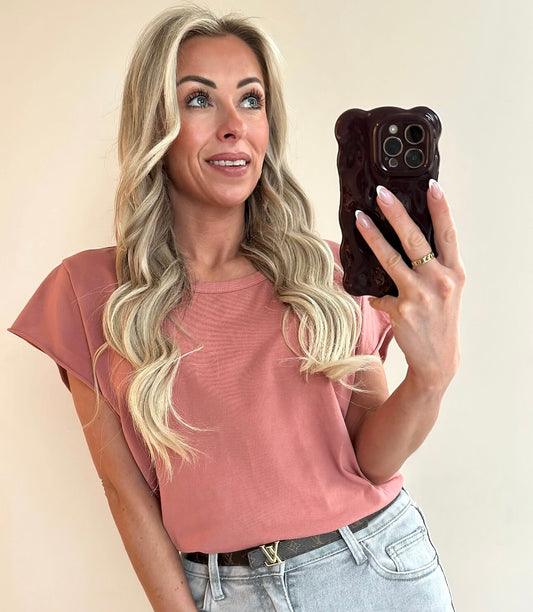 NOVIE T-shirt - terracotta