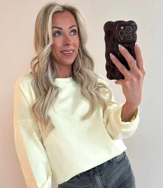 SILVIE Sweater - sunshine yellow