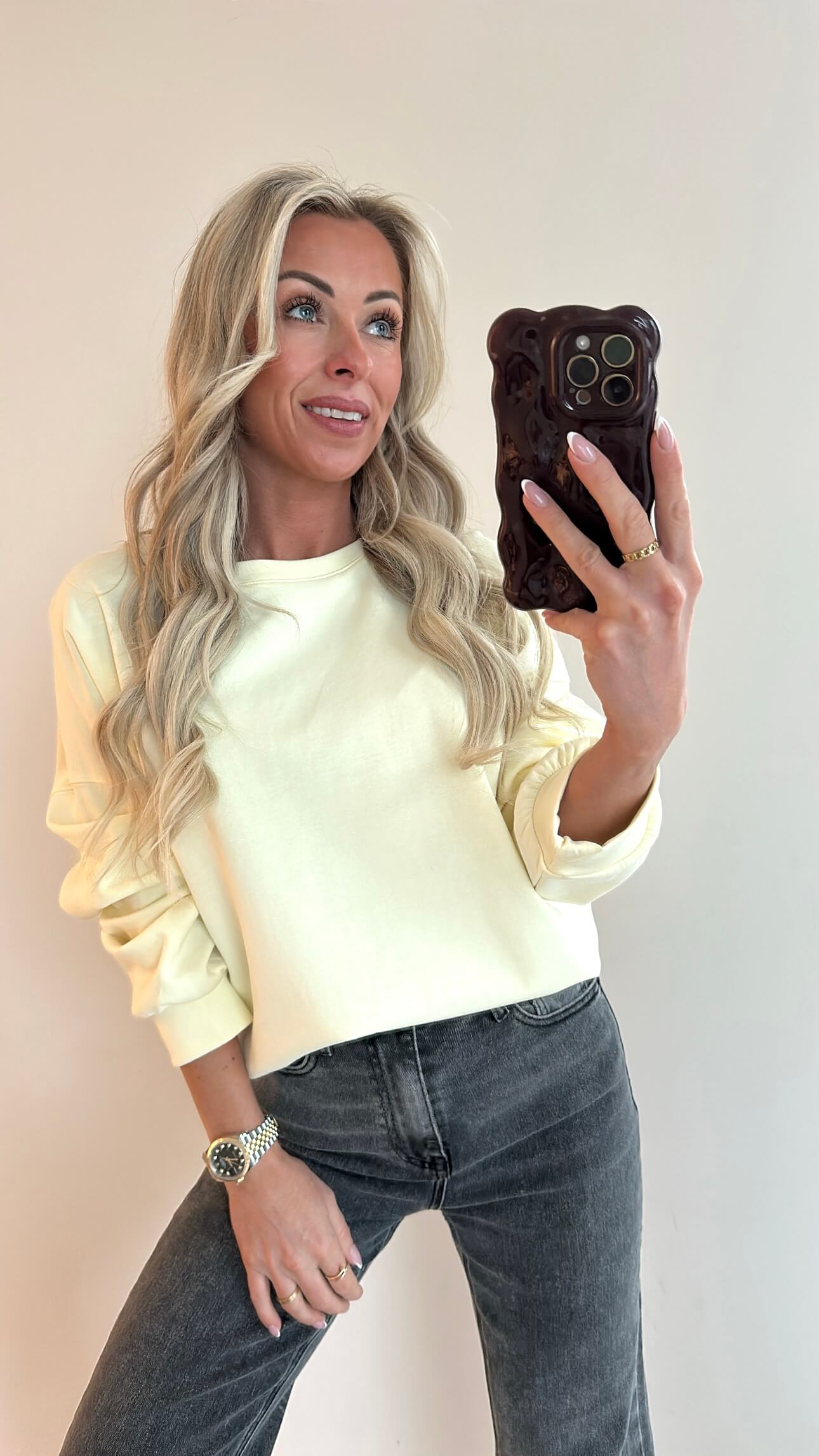 SILVIE Sweater - sunshine yellow