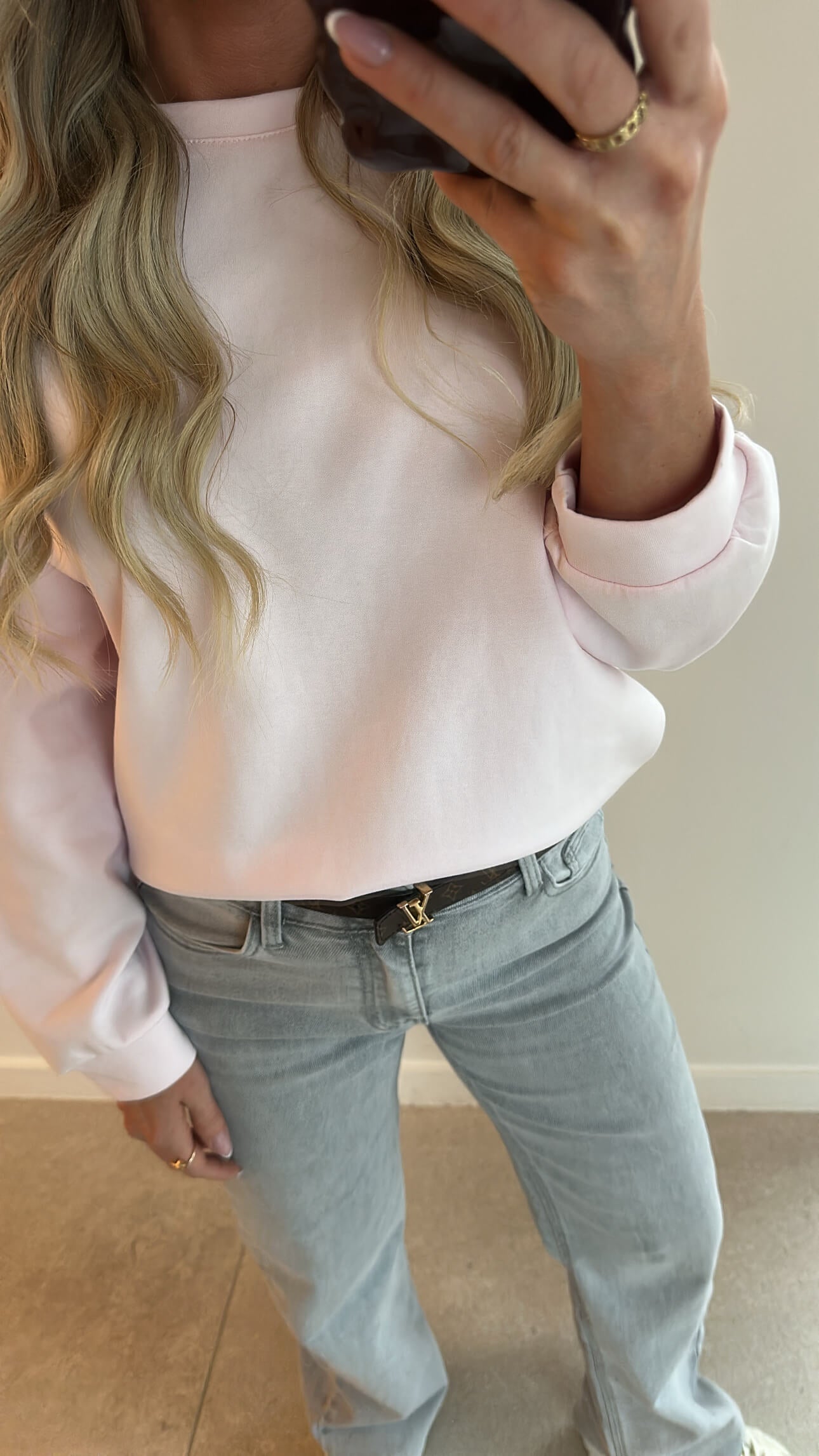 SILVIE Sweater - powder pink