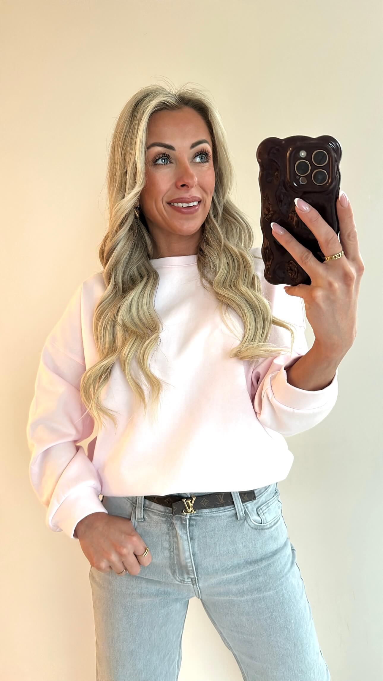 SILVIE Sweater - powder pink