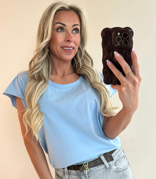 NOVIE T-shirt - baby blue