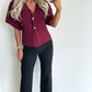 TREASURE Top - burgundy
