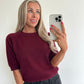 PAULINE Pull - burgundy