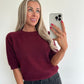 PAULINE Pull - burgundy