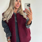WINNIE Gilet - burgundy