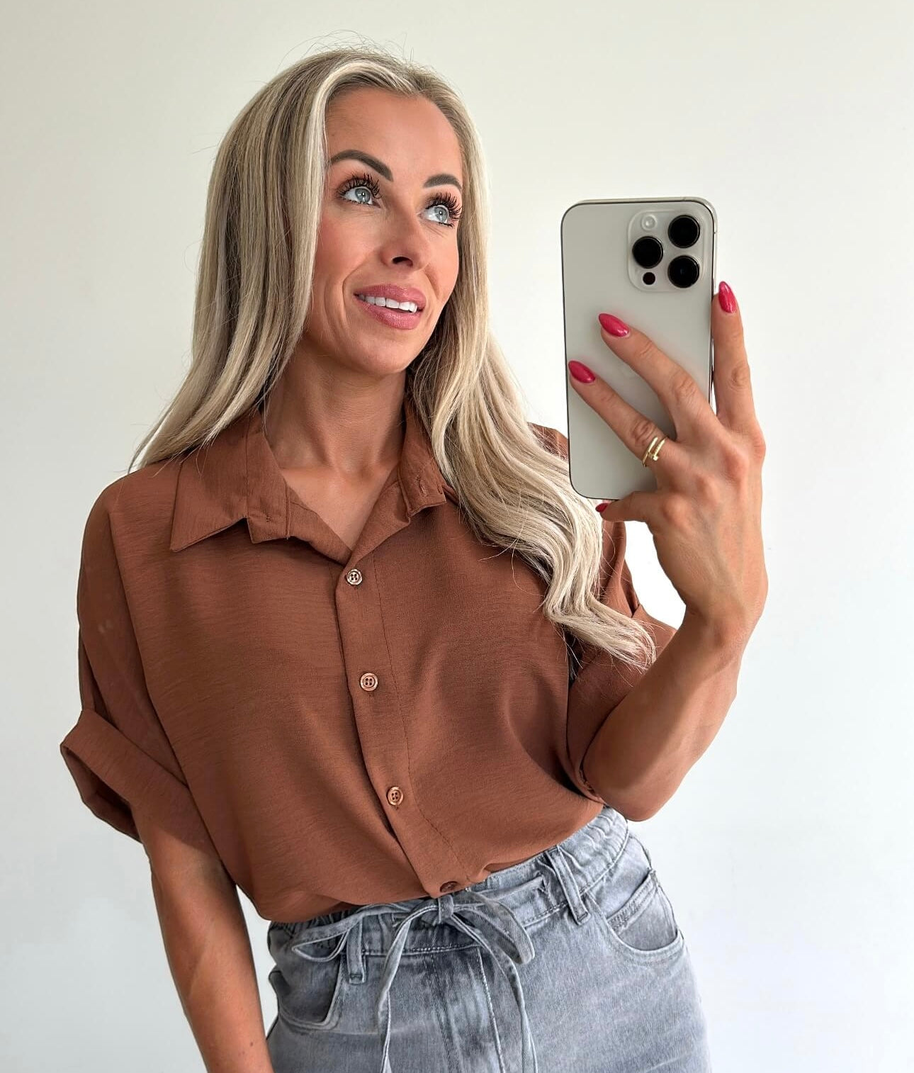 MOLLIE Blouse - camel