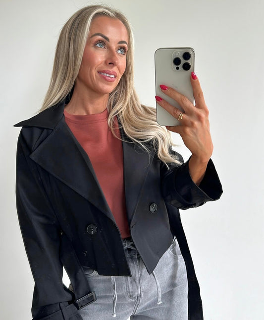 TOMIE Trench - black