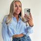 BELLIE Blouse - light blue