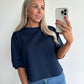 SANDIE Sweat Top - navy